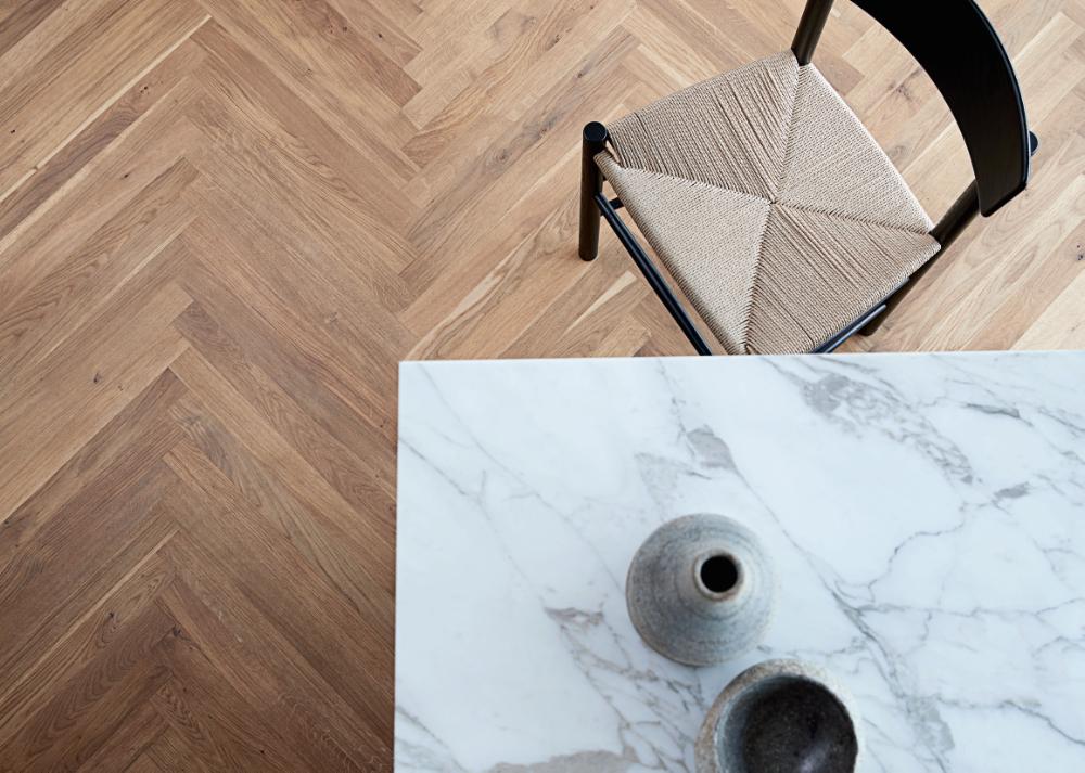 Oak - Herringbone Flooring