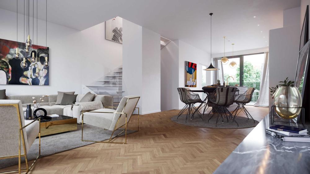 Oak - Herringbone Flooring