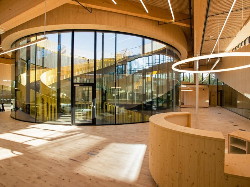 Hardwood basketball court installed by Junckers at the FIBA Eurobasket 2022