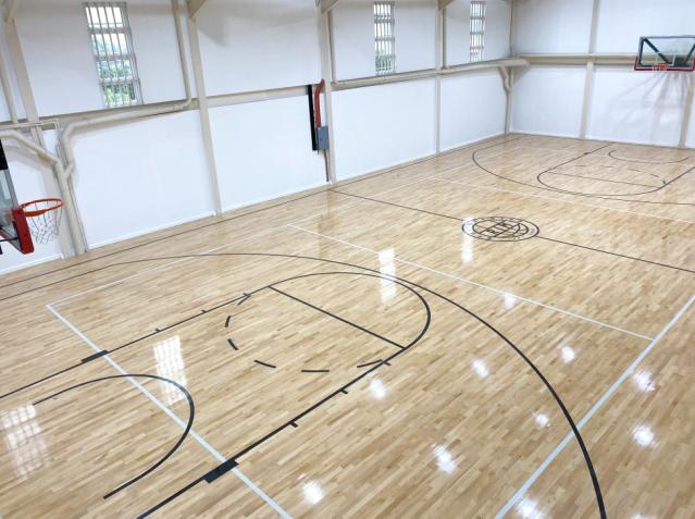 Tony Parker Academy Gymnasium with sports floors from Junckers