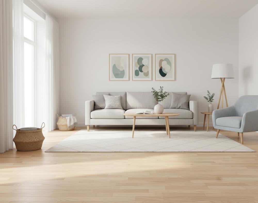 BLACK FRIDAY | 22 x 129 mm Ash Harmony, Silkmatt lacquered | 2-strip flooring - Short length