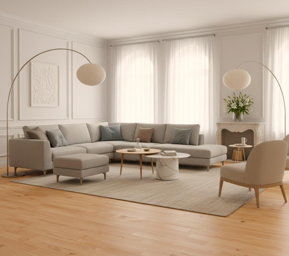 BLACK FRIDAY | 22 x 129 mm Beech Millrun ultramatt lacquered, 2-strip flooring | short lenghts