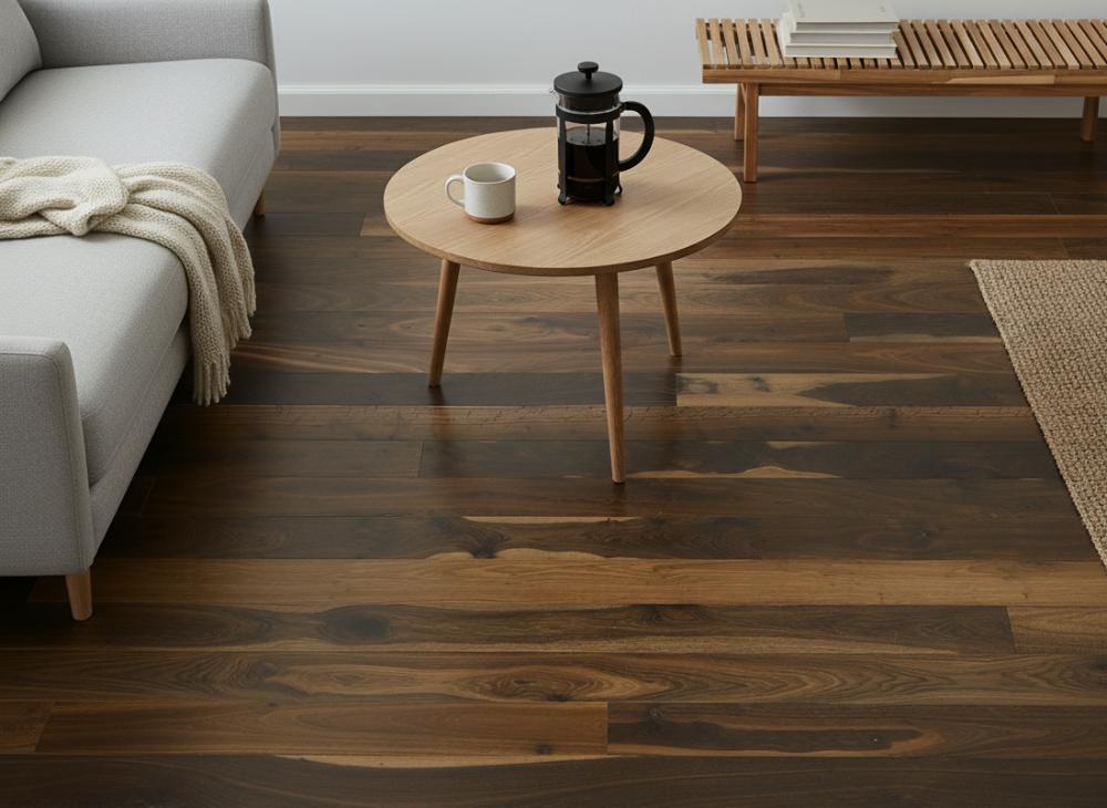 BLACK FRIDAY | 20.5 x 140 mm Textured Black oak Variation clear oil | Plank floor