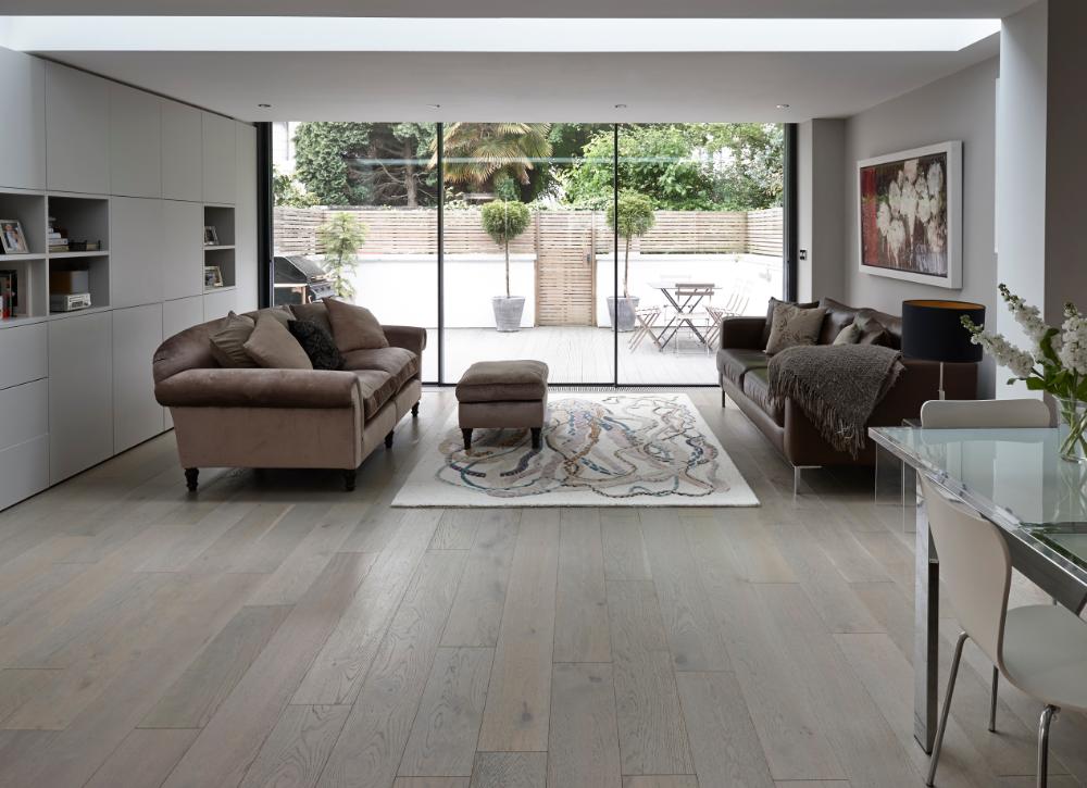 BLACK FRIDAY | 15 x 129 mm Oak Silver Pearl Classic, ultramat lakeret | Plank floor