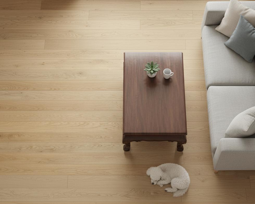 BLACK FRIDAY | 20,5 x 140 mm Textured Oak Nordic ultramatt lacquered | Plank floor